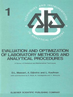 cover image of Evaluation and Optimization of Laboratory Methods and Analytical Procedures